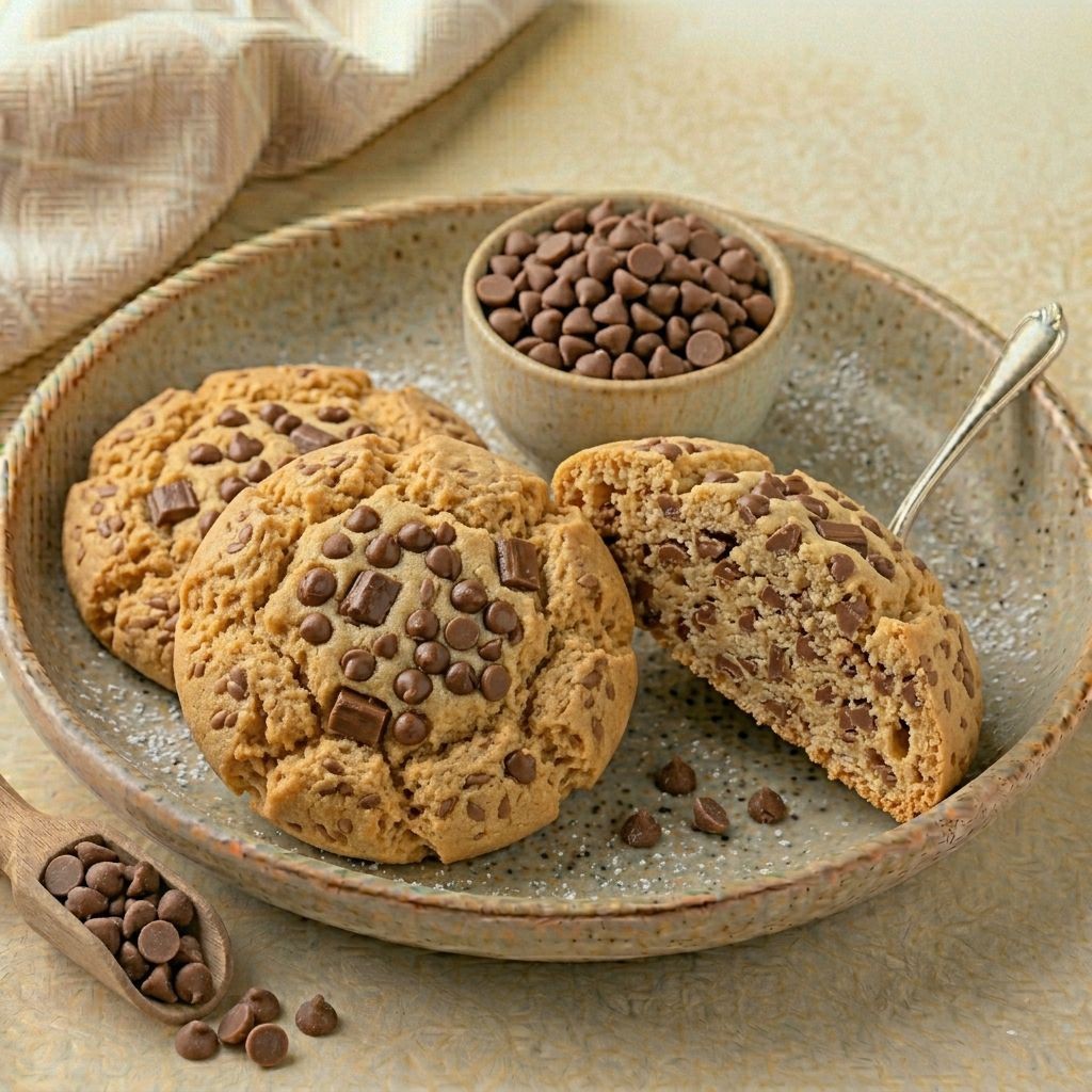 light chocochips cookies